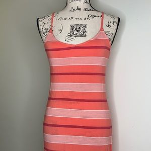 Pink spaghetti strap dress